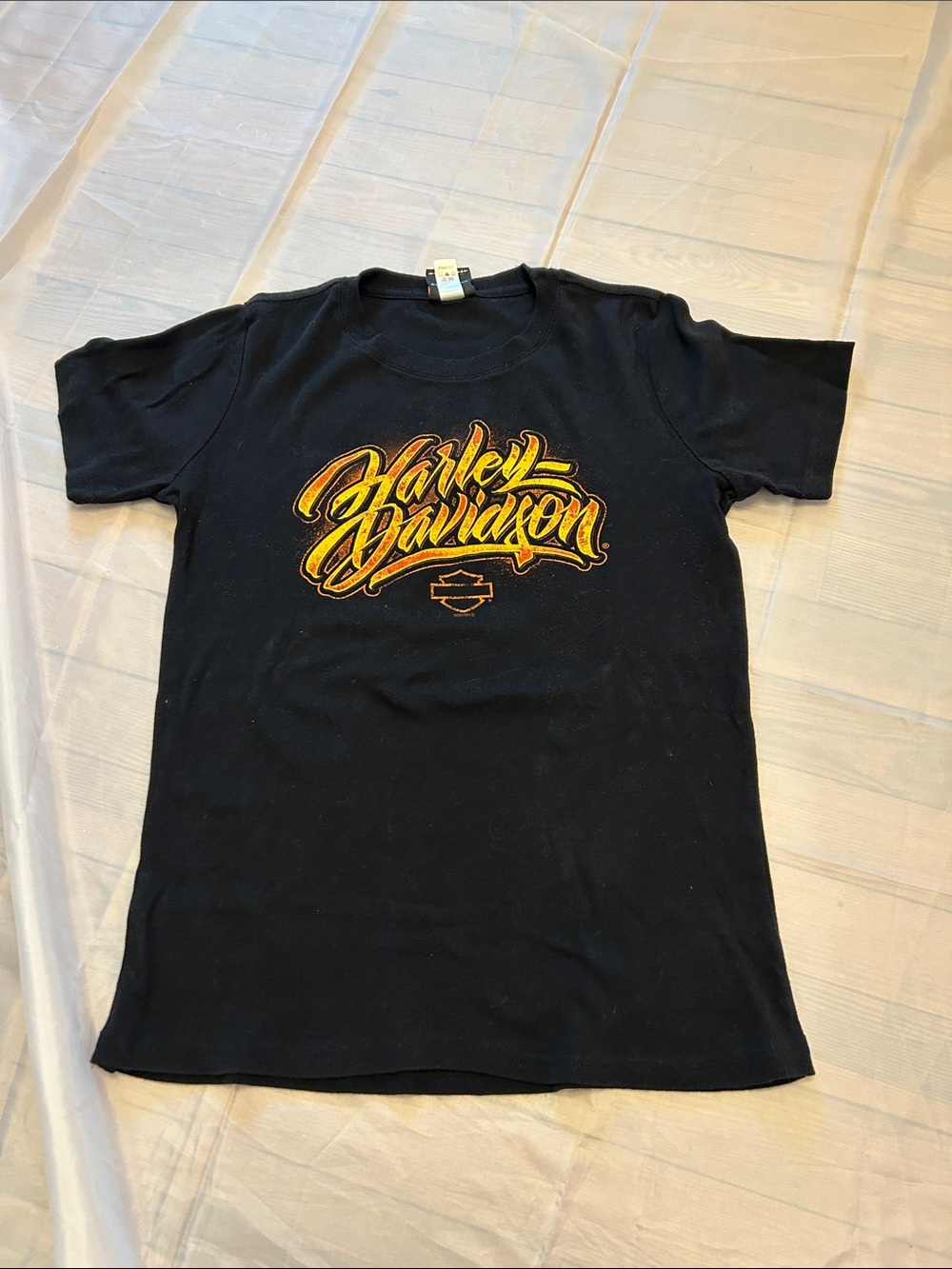 Harley-Davidson women Black Graphic Logo T-Shirt